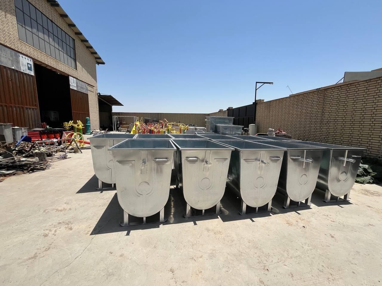 سطل زباله گالوانیزه مخزن گالوانیزه TS67|مصالح و تجهیزات ساختمان|تهران, صادقیه|دیوار