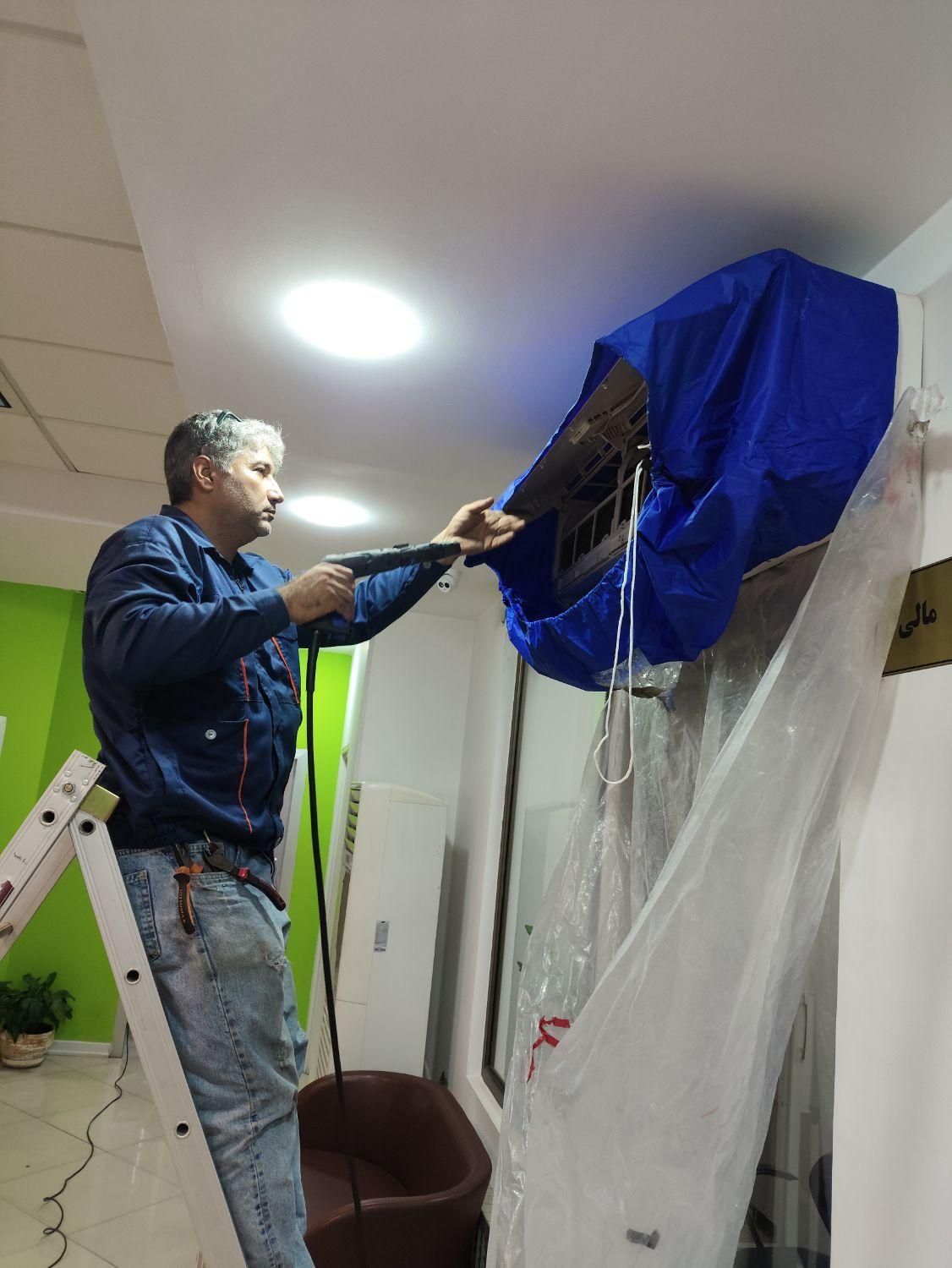 تعمیر کولر گازی، پکیج و داکت اسپیلت تمام نقاط|خدمات پیشه و مهارت|تهران, سعادتآباد|دیوار