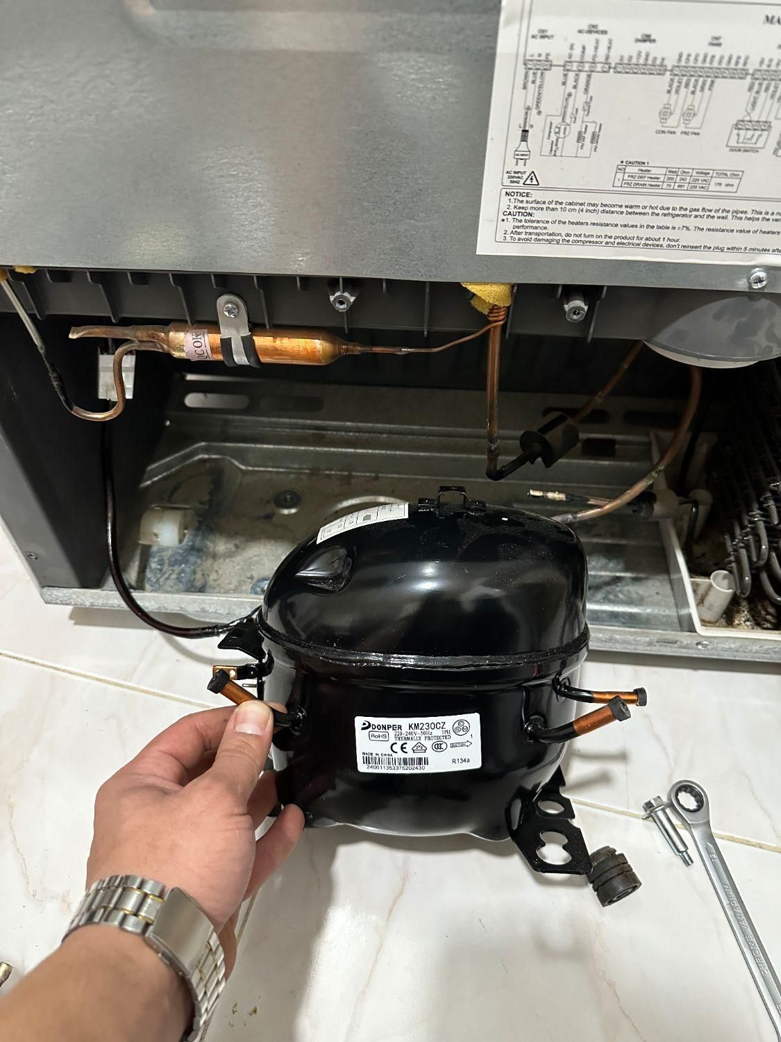 تعمیرات یخچال لباسشویی پکیج آبگرمکن بخاری درمنزل|خدمات پیشه و مهارت|کنگاور, |دیوار