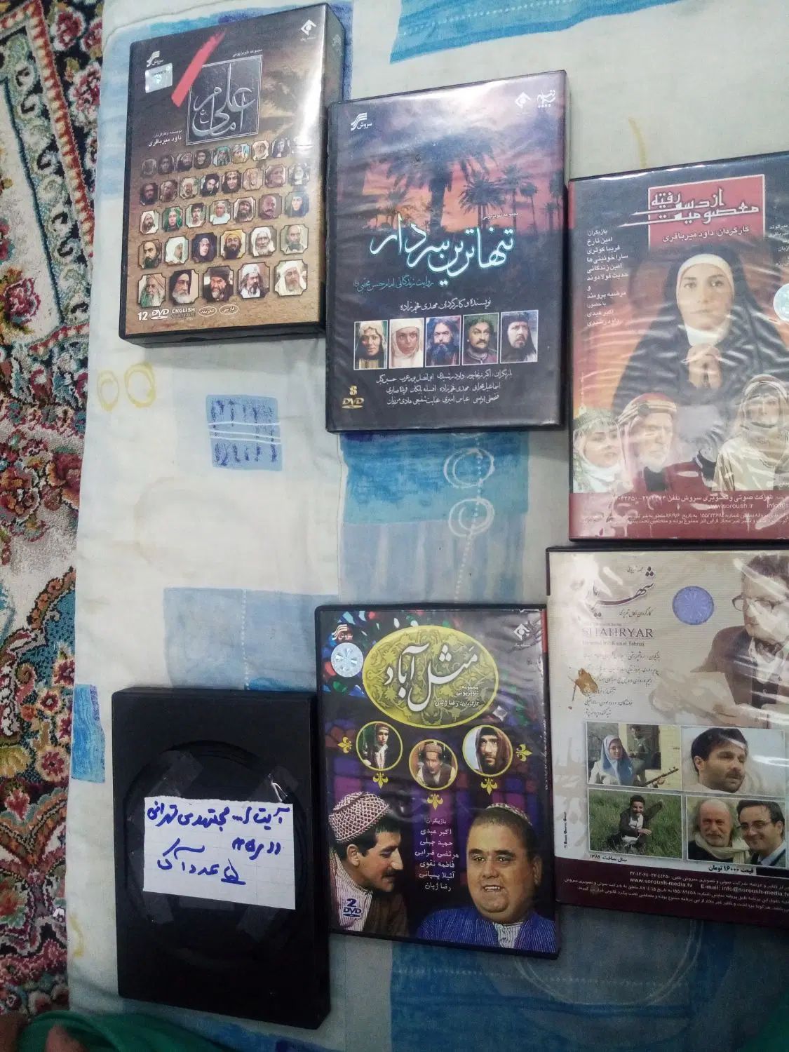 6 آلبوم اورژینال و 77 dvd دیگر جمعاََ 115 dvd|فیلم و موسیقی|مشهد, کشف|دیوار