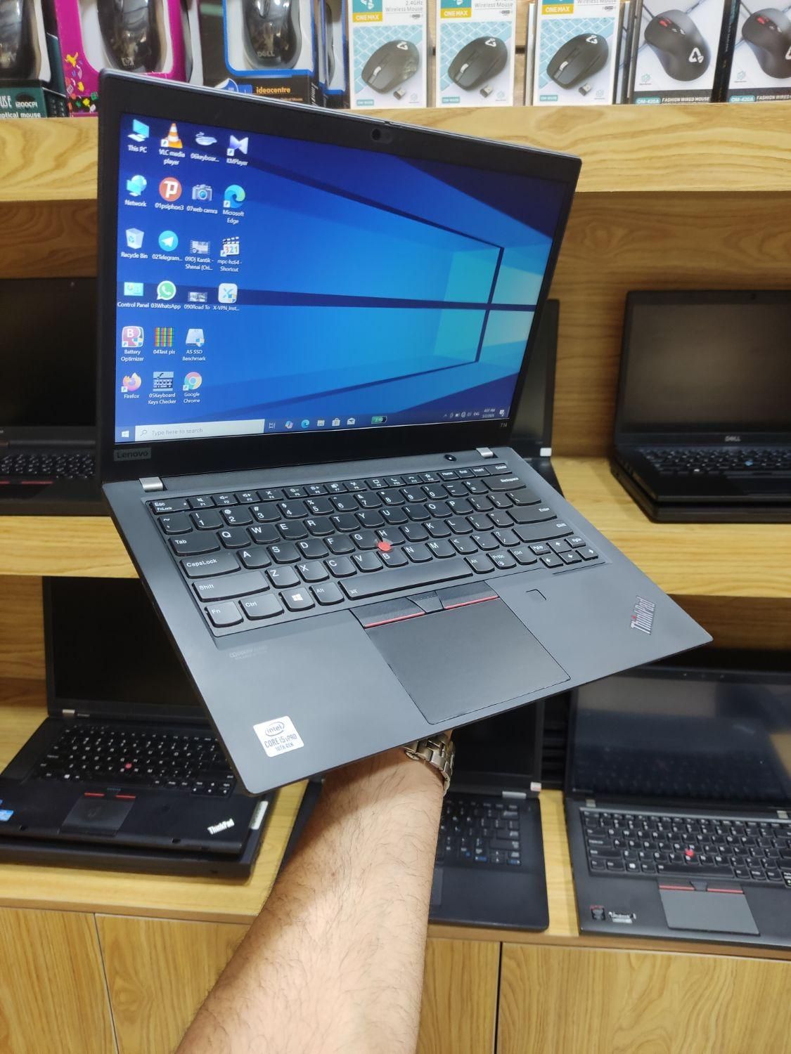 لپتاپLenovo T14 i5نسل۱۰ رم۱۶/هارد256ssd/قدرتمند|رایانه همراه|تهران, دیلمان|دیوار
