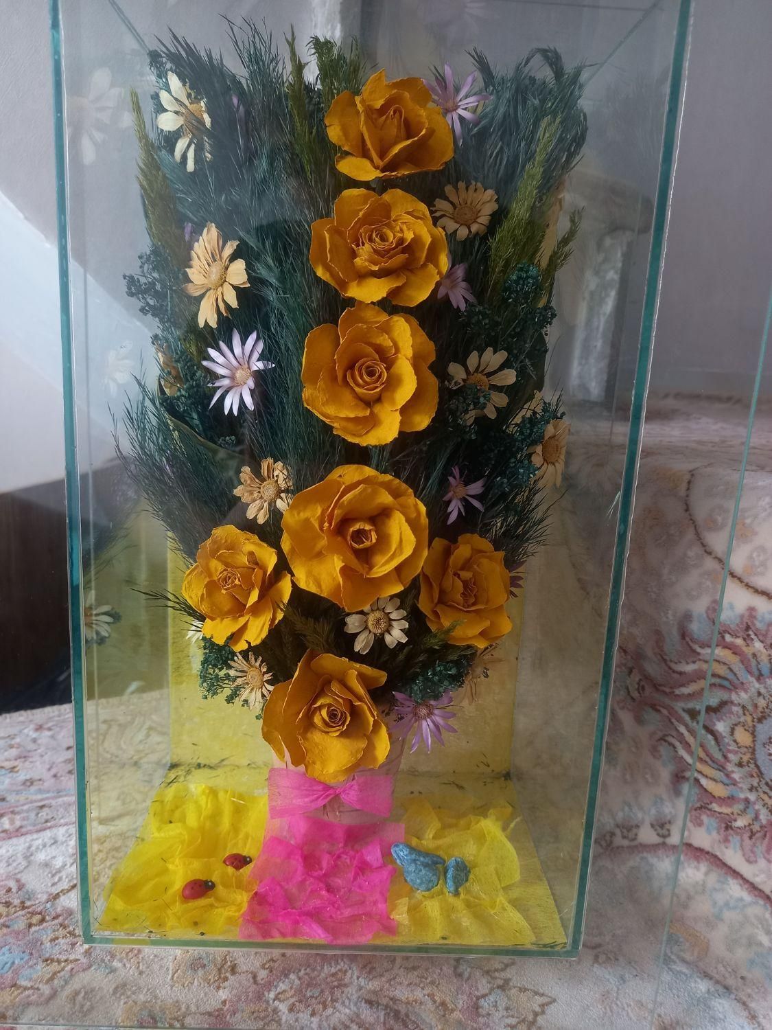گل مصنوعی شیشه ای|گل مصنوعی|تبریز, |دیوار