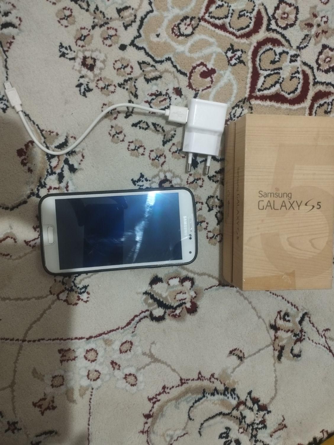 گوشی سامسونگ GALAXY S5 شارژر کارتون و قاب|موبایل|تهران, مهرآباد جنوبی|دیوار