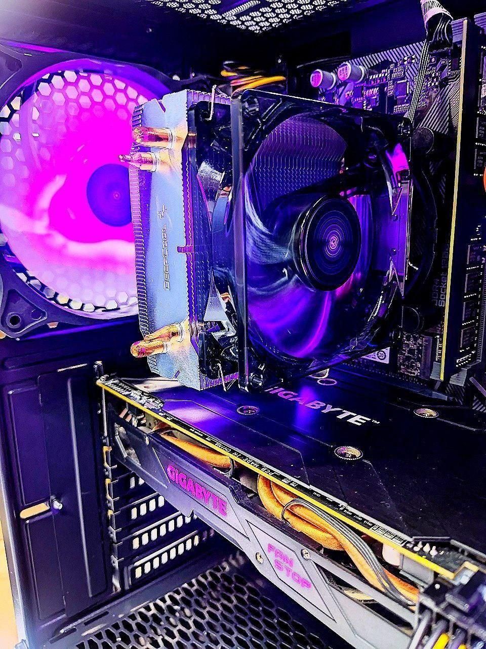 کامپیوتر گیمینگ کیس رنگی نسل 9 argb|رایانه رومیزی|اردبیل, |دیوار