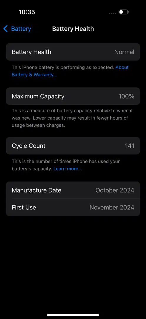 اپل iPhone 16 Pro با حافظهٔ ۲۵۶ گیگابایت|موبایل|تهران, تهرانپارس غربی|دیوار