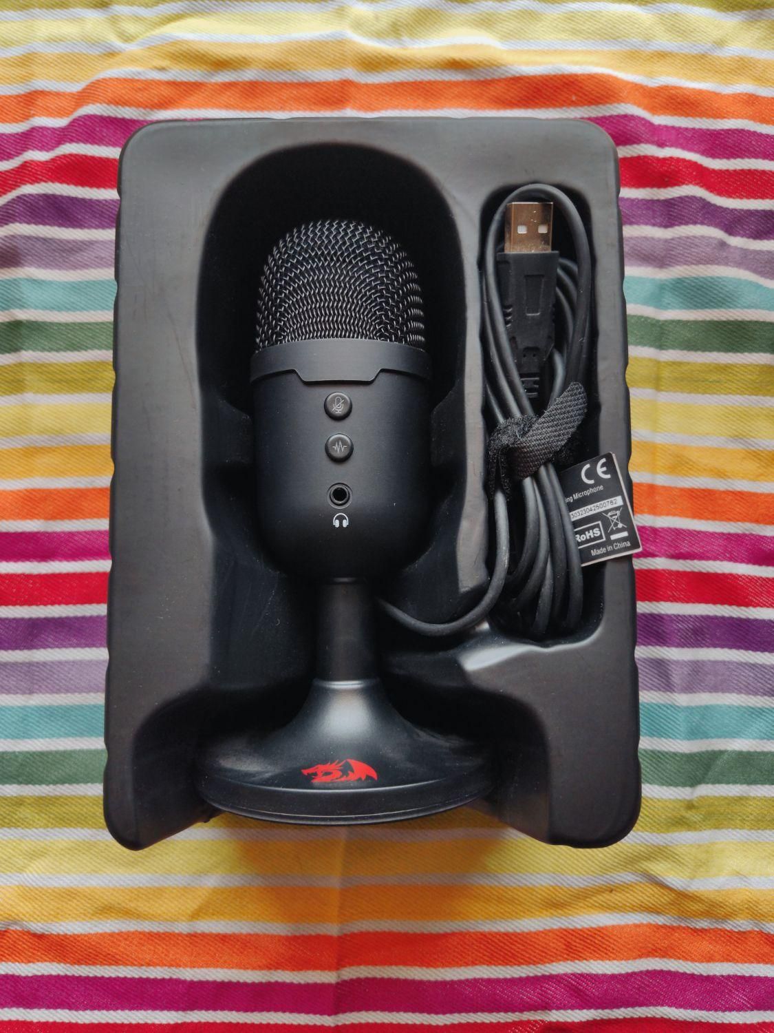 میکروفون Redragon GM303 ـ در حد نو، استفاده نشده|قطعات و لوازم جانبی رایانه|اصفهان, دانشگاه اصفهان|دیوار