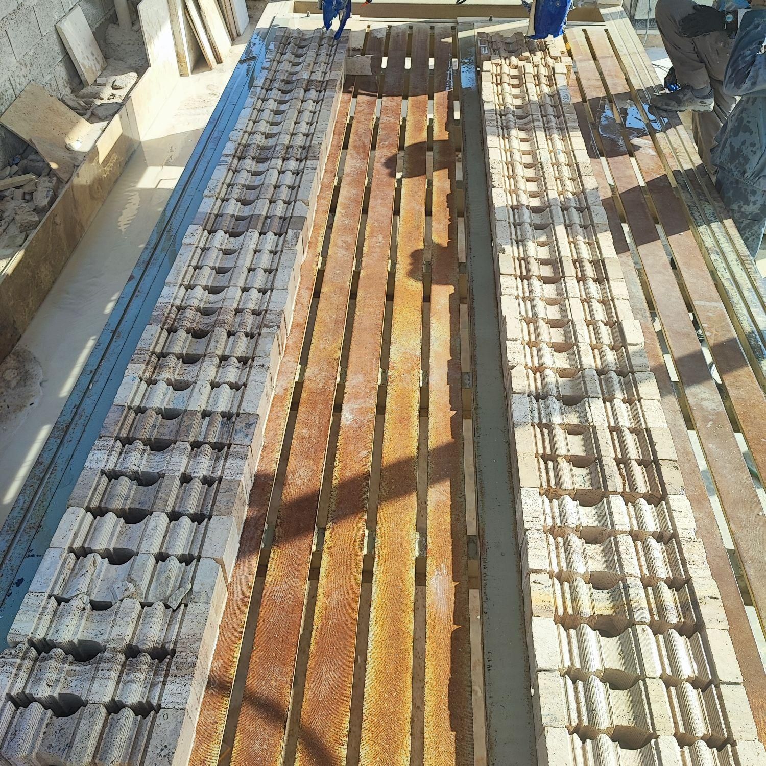 صراحی سنگی نرده سنگی«سنگ دراک»|مصالح و تجهیزات ساختمان|شیراز, میانرود|دیوار