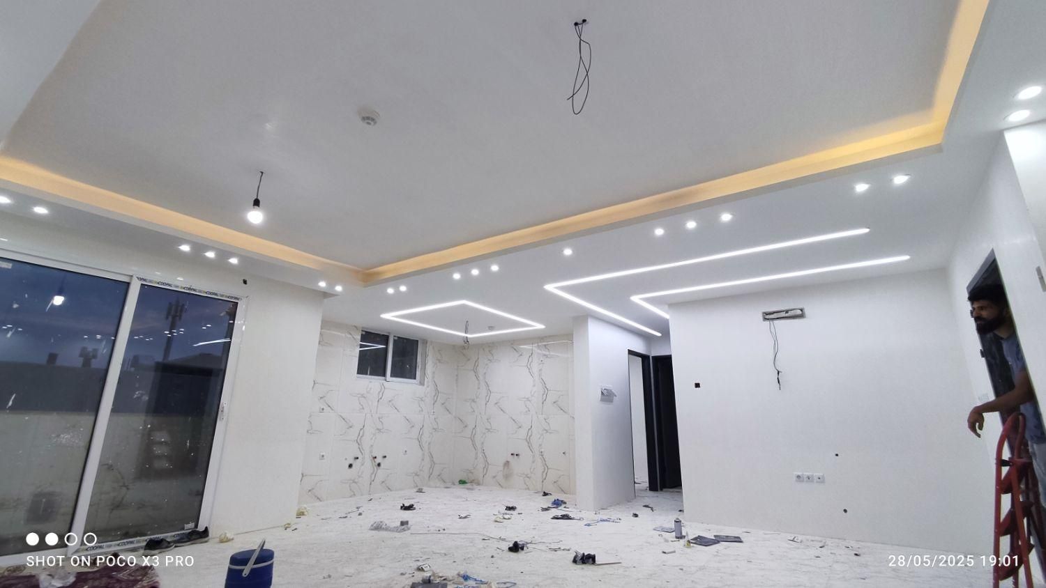 کناف کاری برق کاری رنگ کاری ساختمان|خدمات پیشه و مهارت|فولادشهر, B4|دیوار