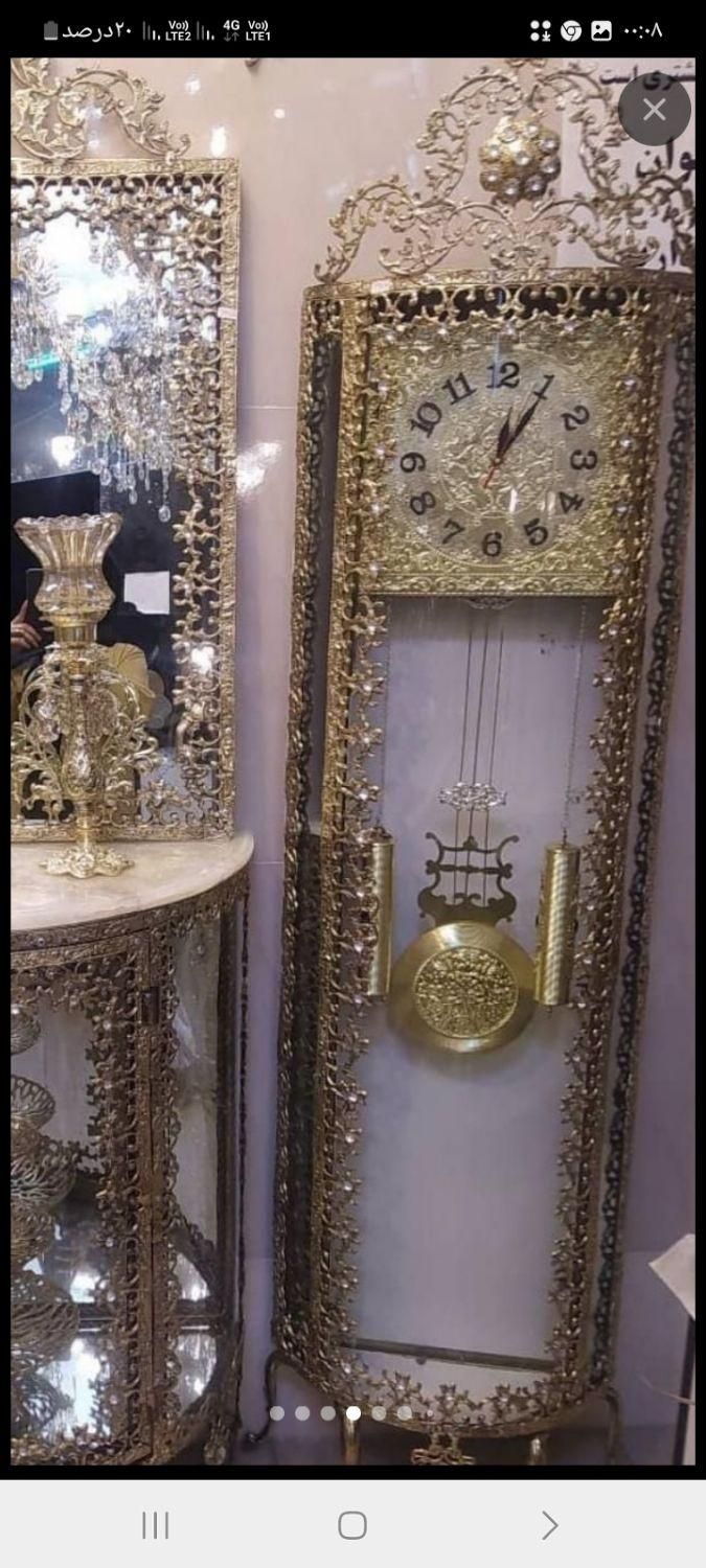 اینه شمعدان دکوری برنجی/سمساری همه روزه اسلامشهر|آینه|اسلامشهر, شهرک احمدیه|دیوار