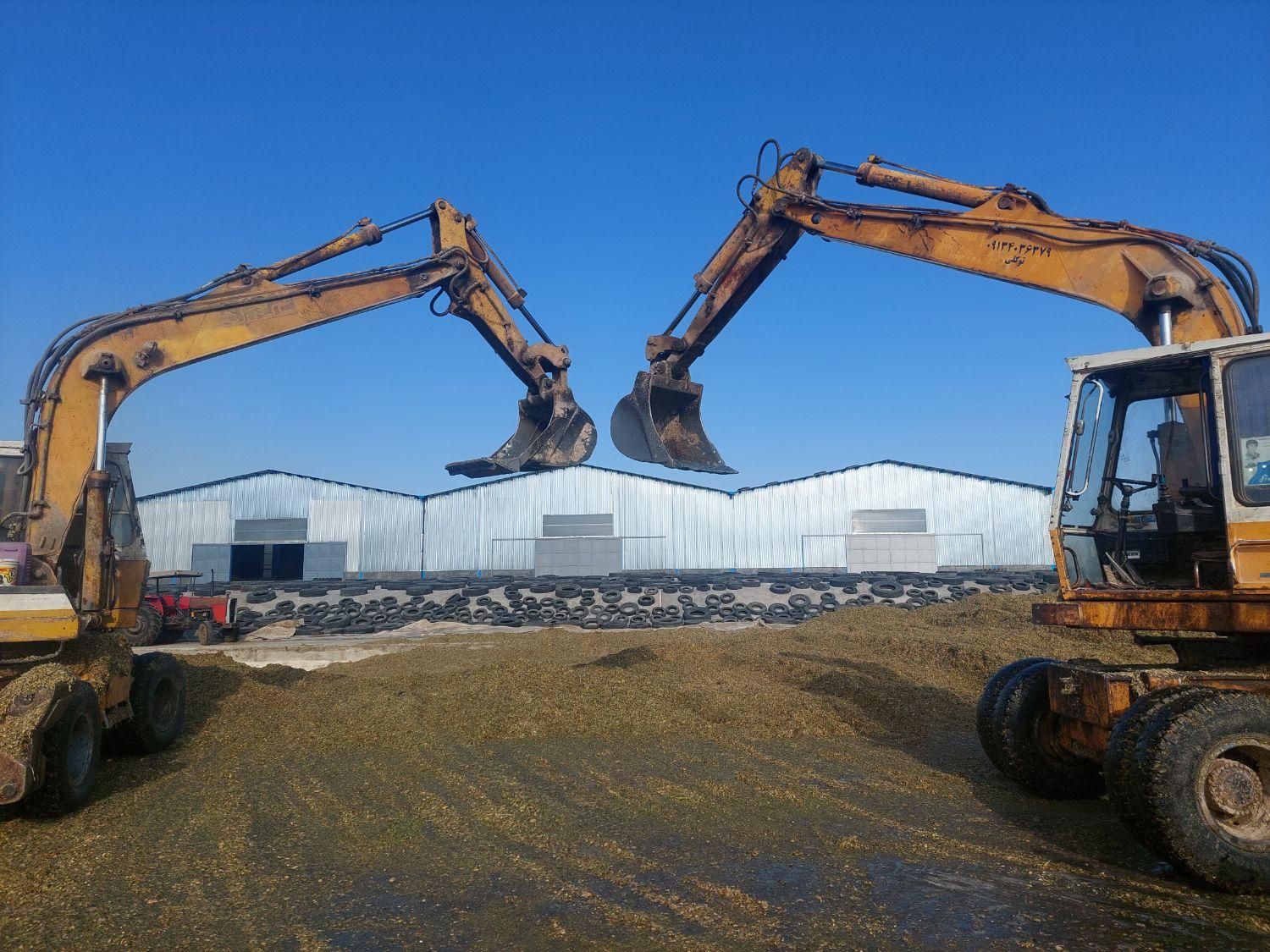 بیل مکانیکی|خدمات حمل و نقل|فلاورجان, |دیوار