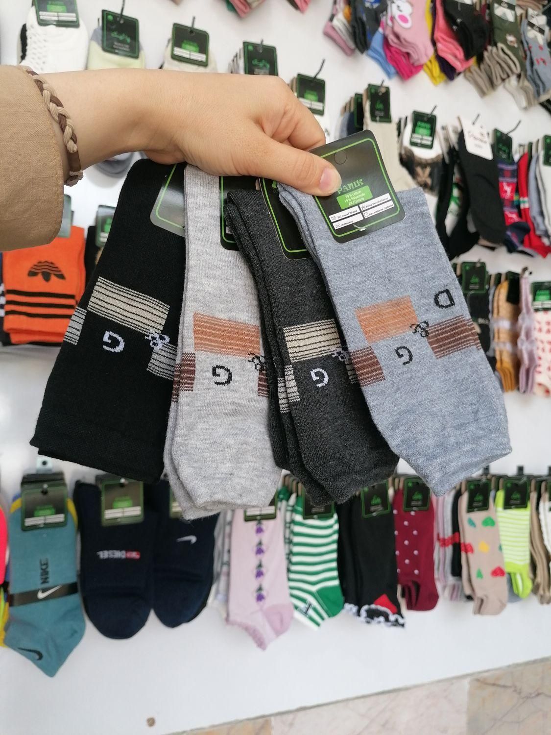 جوراب مردانه ساقدار 4رنگی ساده پانیک|لباس|مشهد, سرافرازان|دیوار