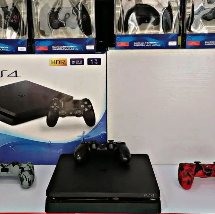 پلی استیشن ۴ کپیخور اسلیم دو دسته PS4 SLIM|کنسول، بازی ویدئویی و آنلاین|تهران, سجاد|دیوار