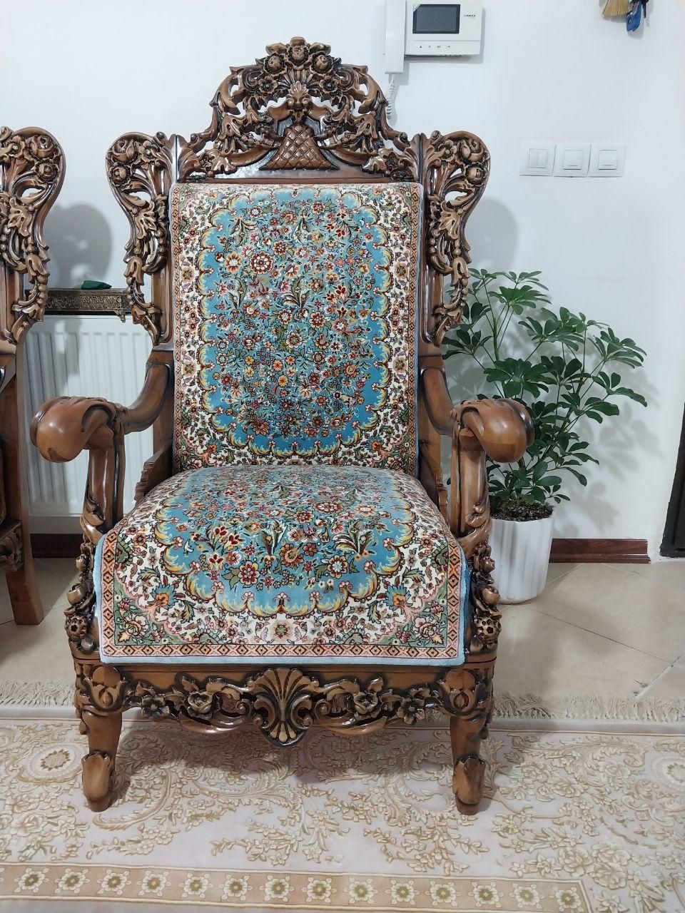 مبل قالی طرح خاص (اقساطی)|مبلمان خانگی و میز عسلی|کرمان, |دیوار