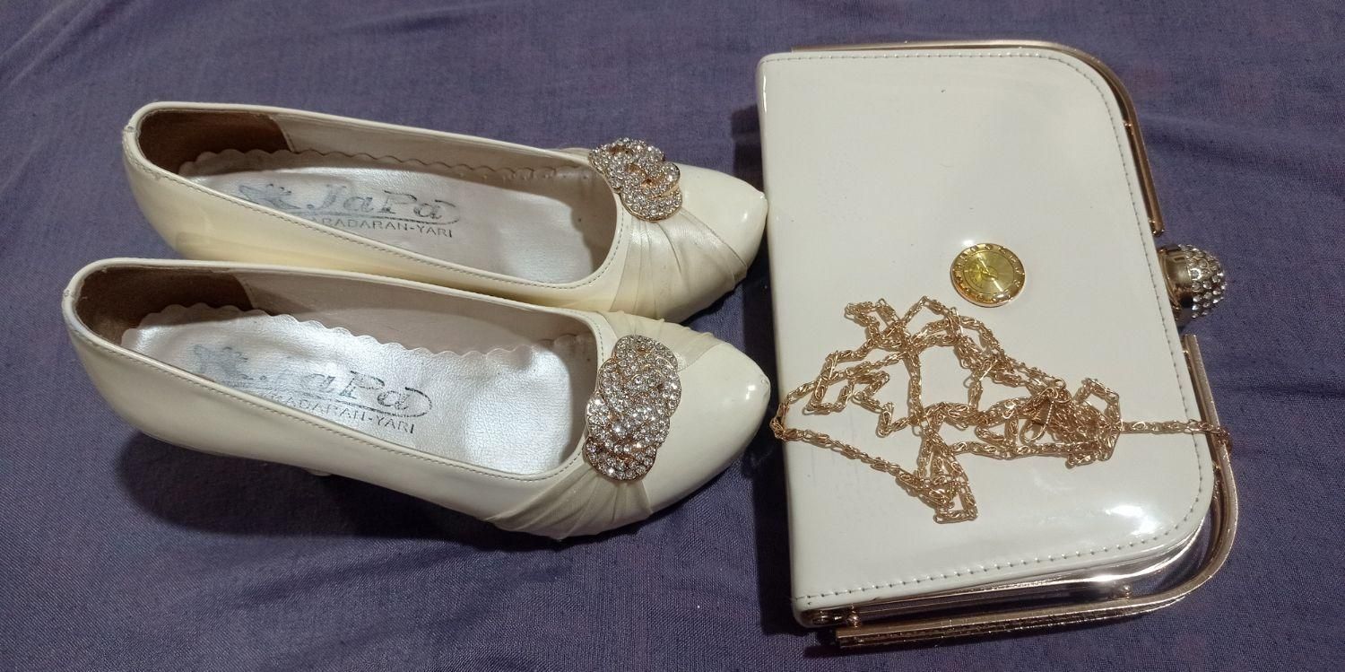 ست کیف و کفش مجلسی|کیف، کفش، کمربند|ری, دولتآباد|دیوار