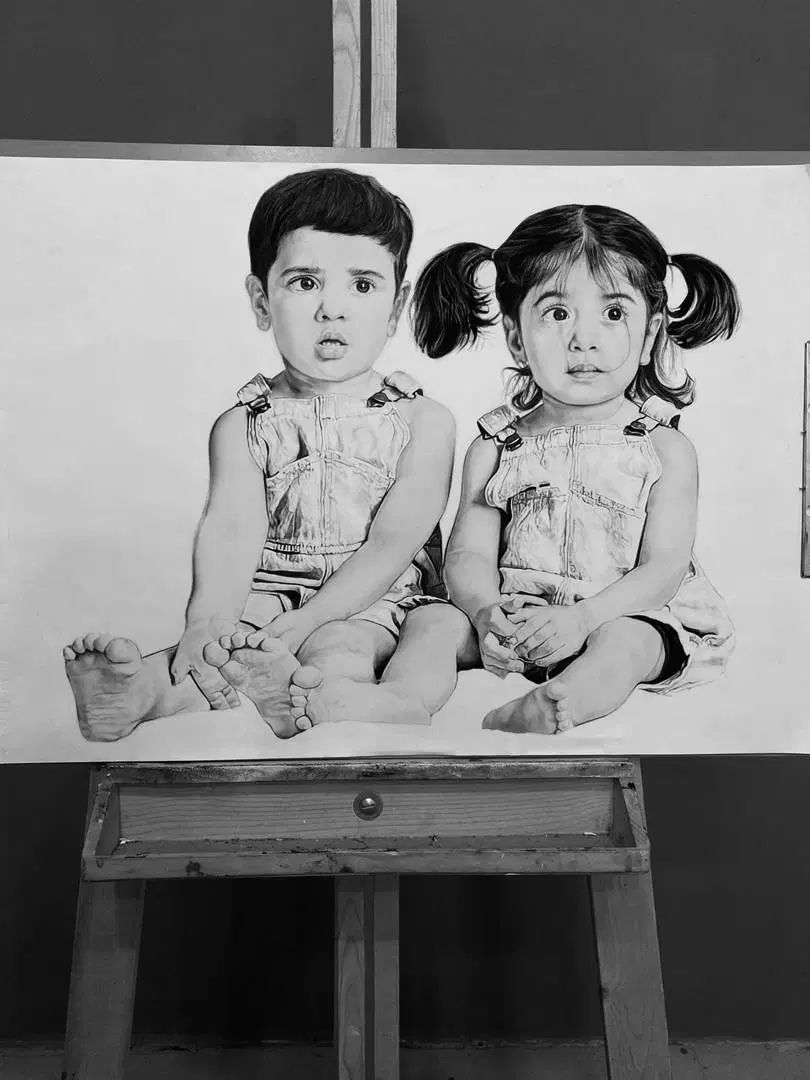 هنرمند سفارش چهره و تابلوهای رنگ روغن و تابلو ماه|تابلو، نقاشی، عکس|اهواز, رسالت|دیوار