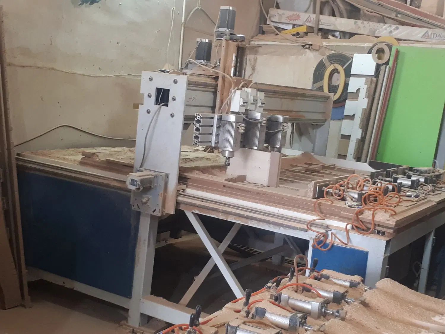 دستگاه سی ان سی تخت cnc چوب  ام دی اف نقد و اقساط|ماشین‌آلات صنعتی|تهران, خاوران|دیوار