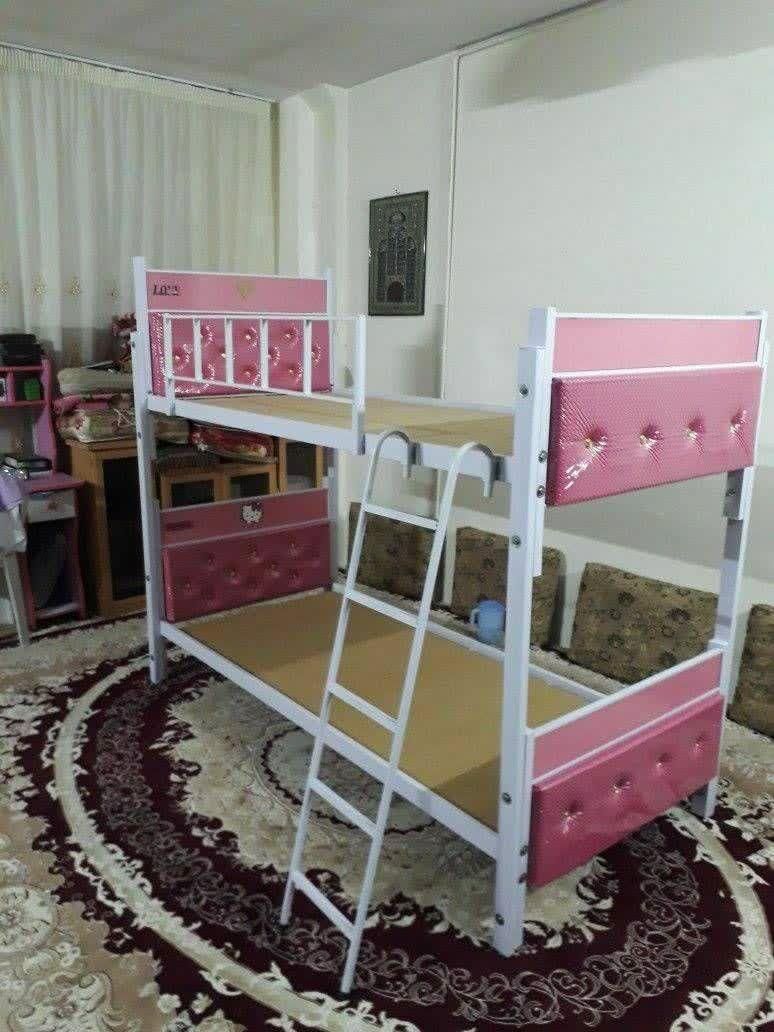 تخت خواب دو طبقه نوجوان تا بزرگسالی|تخت و سرویس خواب|بومهن, |دیوار
