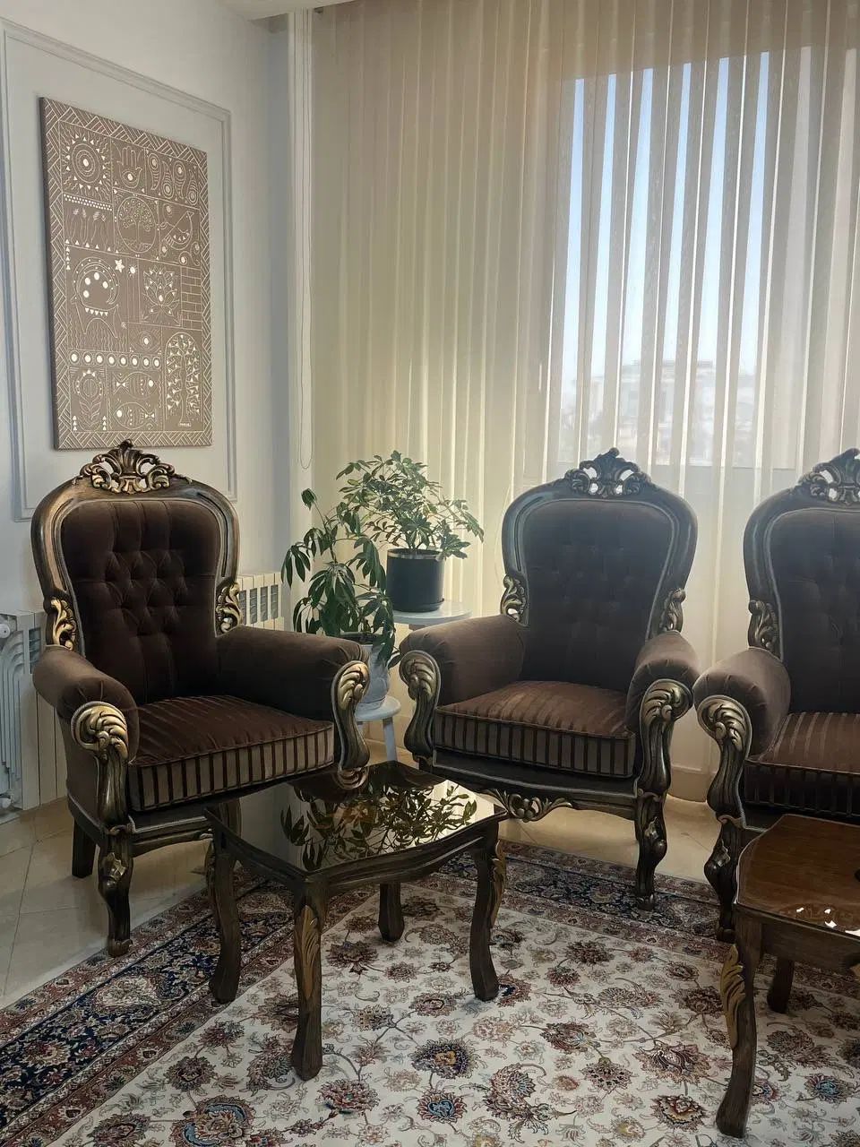 مبلمان استیل در حد نو|مبلمان خانگی و میز عسلی|مشهد, شهرک لشکر (شهرک غرب)|دیوار