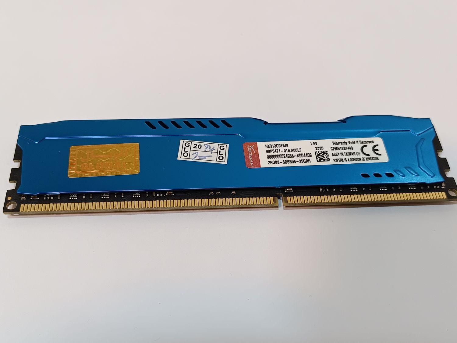 رم  HyperX Fury DDR3 CL10 ظرفیت 8 گیگابایت|قطعات و لوازم جانبی رایانه|تهران, مهران (سیدخندان)|دیوار