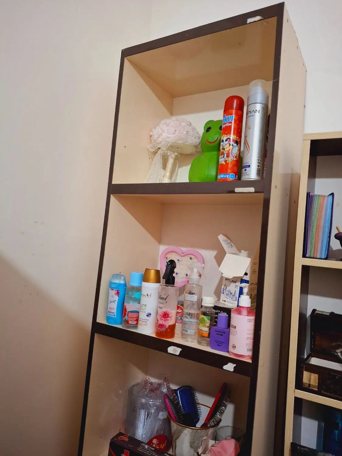 دو عدد قفسه کاربردی تمیز ام دی اف واستند آویز|کتابخانه، شلف، قفسه‌های دیواری|پلدختر, |دیوار