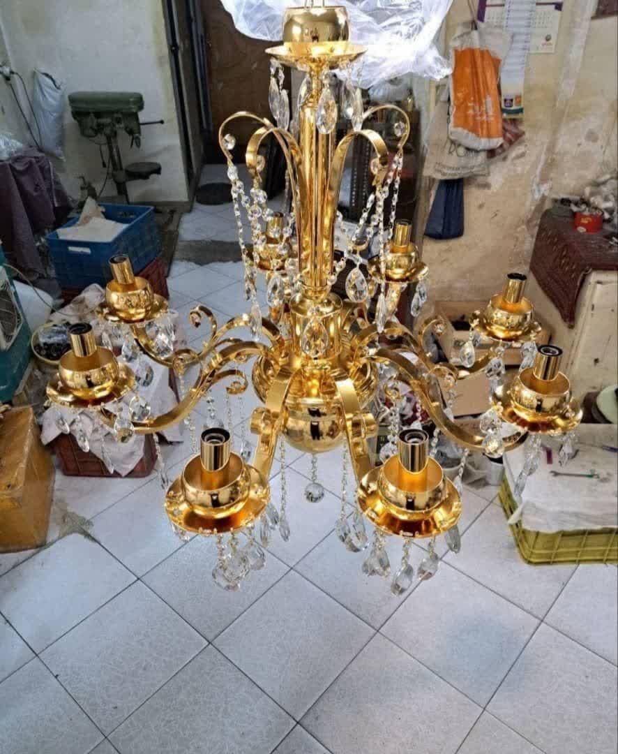 آبکاری لوستر ، تعمیرات لوستر و بازسازی لوستر|لوستر و چراغ آویز|تهران, بازار|دیوار