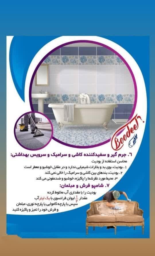 محصول شوینده ی چند کاره ی بودیت|مواد شوینده و دستمال کاغذی|بردسکن, |دیوار