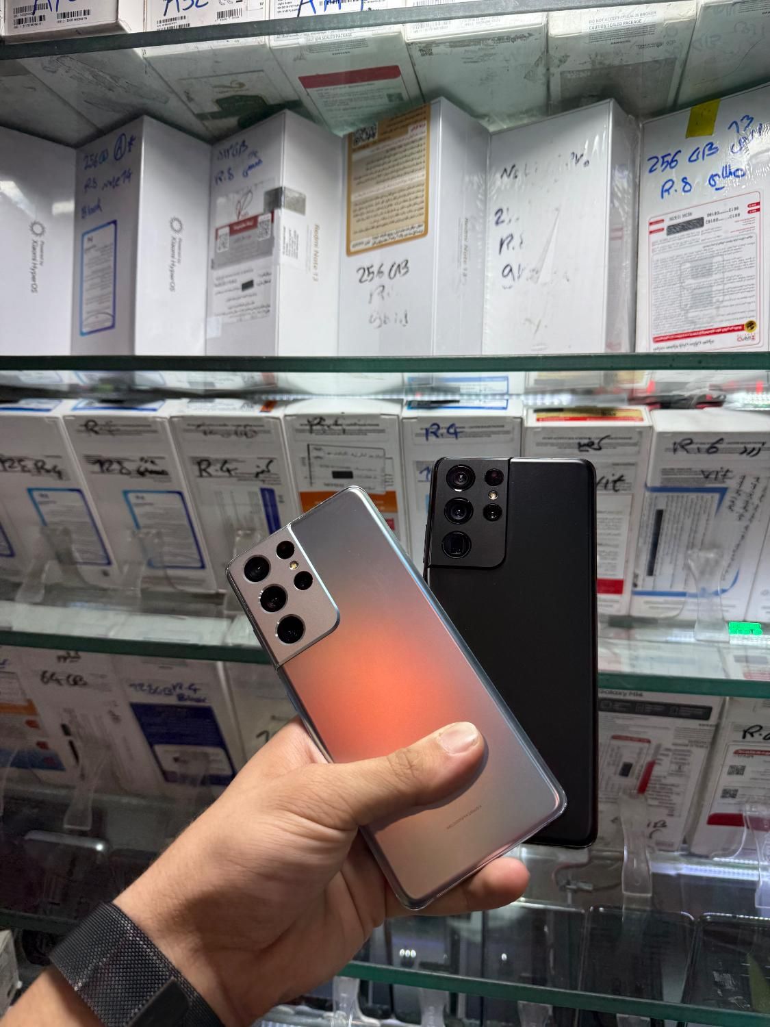 دستگاه s21 ultra 256 rom 12 یک هفته تست|موبایل|تهران, کوی فردوس|دیوار