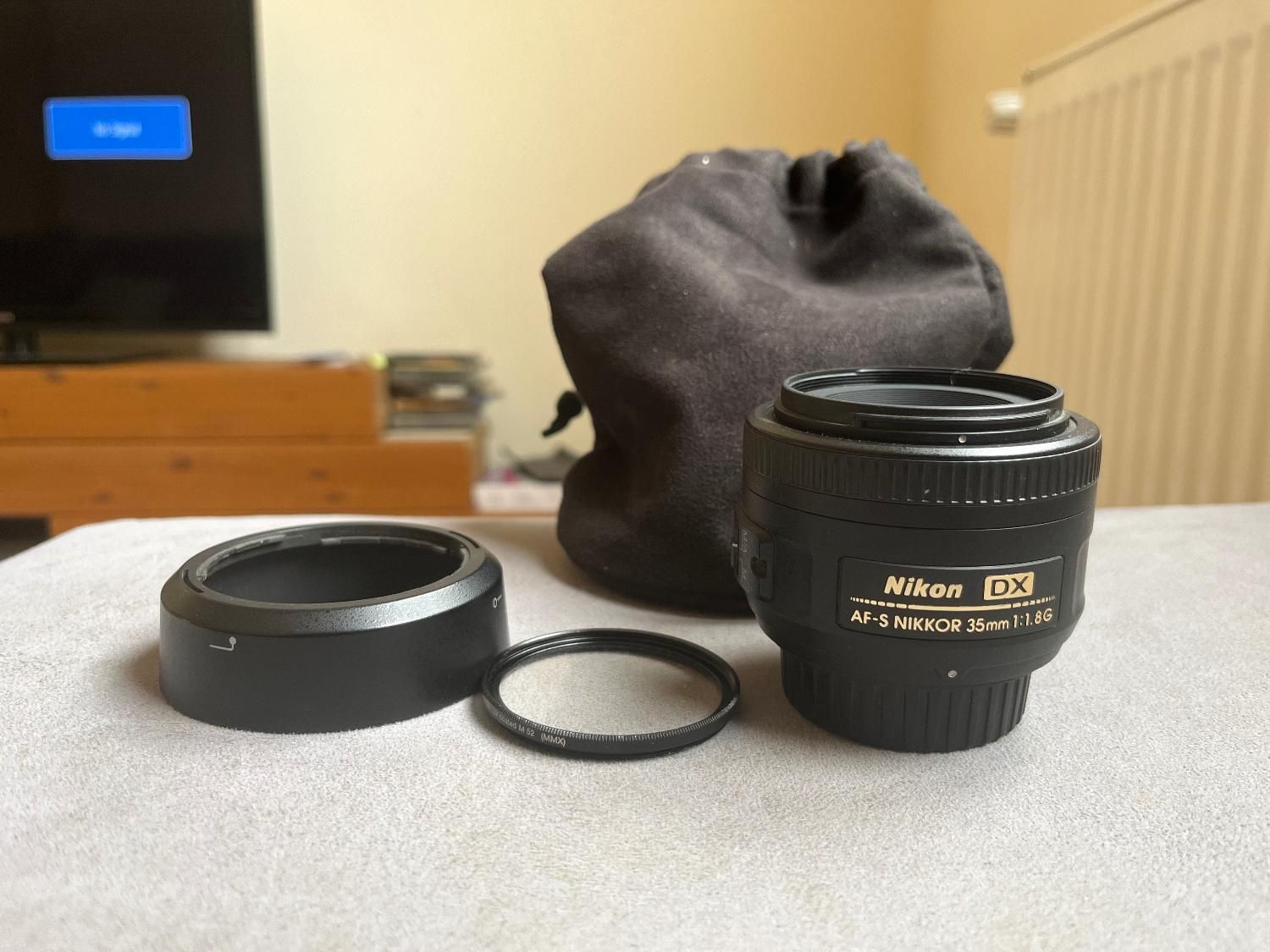 لنز نیکون Nikon AF-S DX NIKKOR 35mm f/1.8G|دوربین عکاسی و فیلم‌برداری|تهران, شهرک چیتگر|دیوار