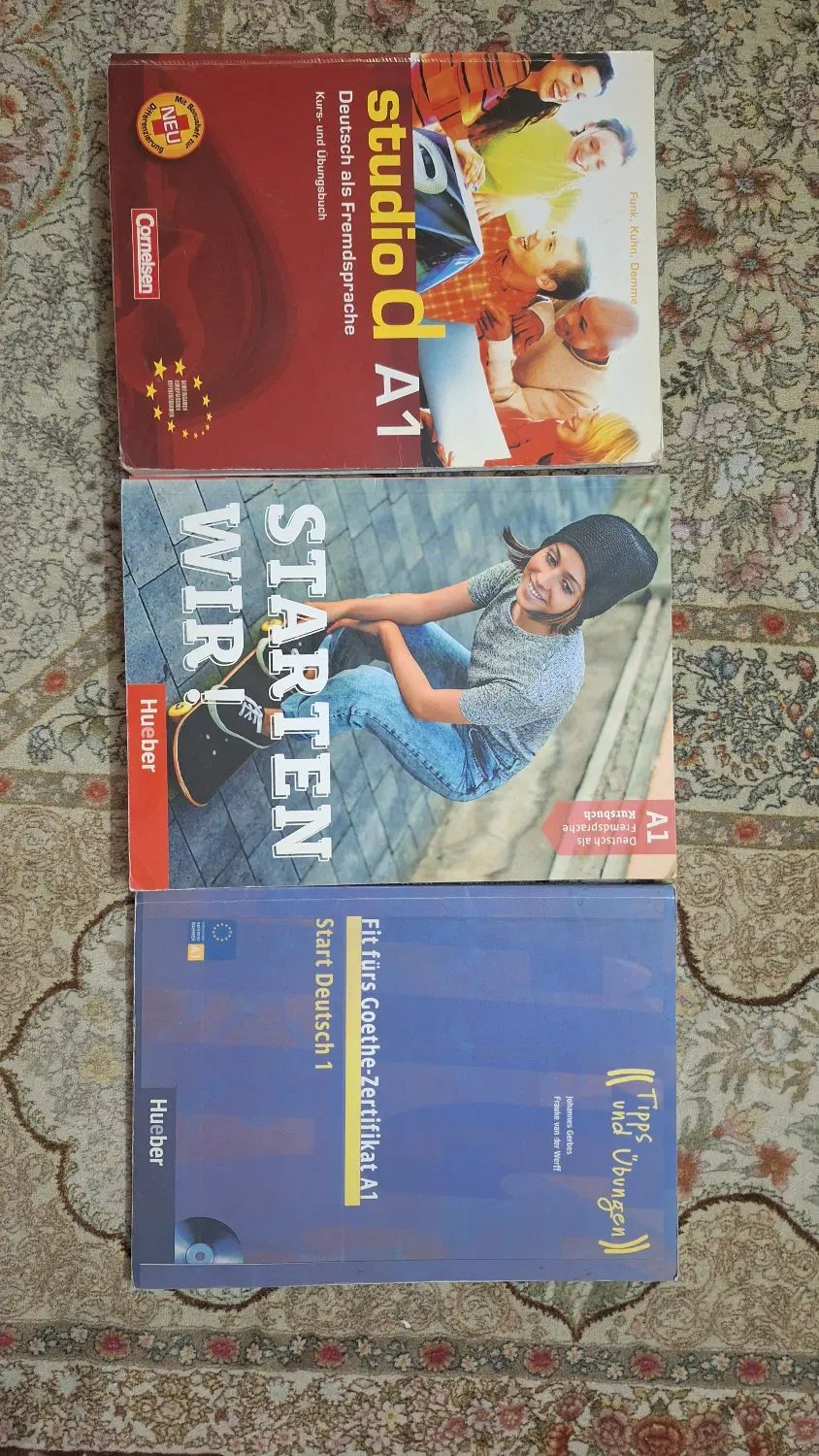 کتاب زبان آلمانی|کتاب و مجله آموزشی|تهران, نیروی هوایی (پیروزی)|دیوار