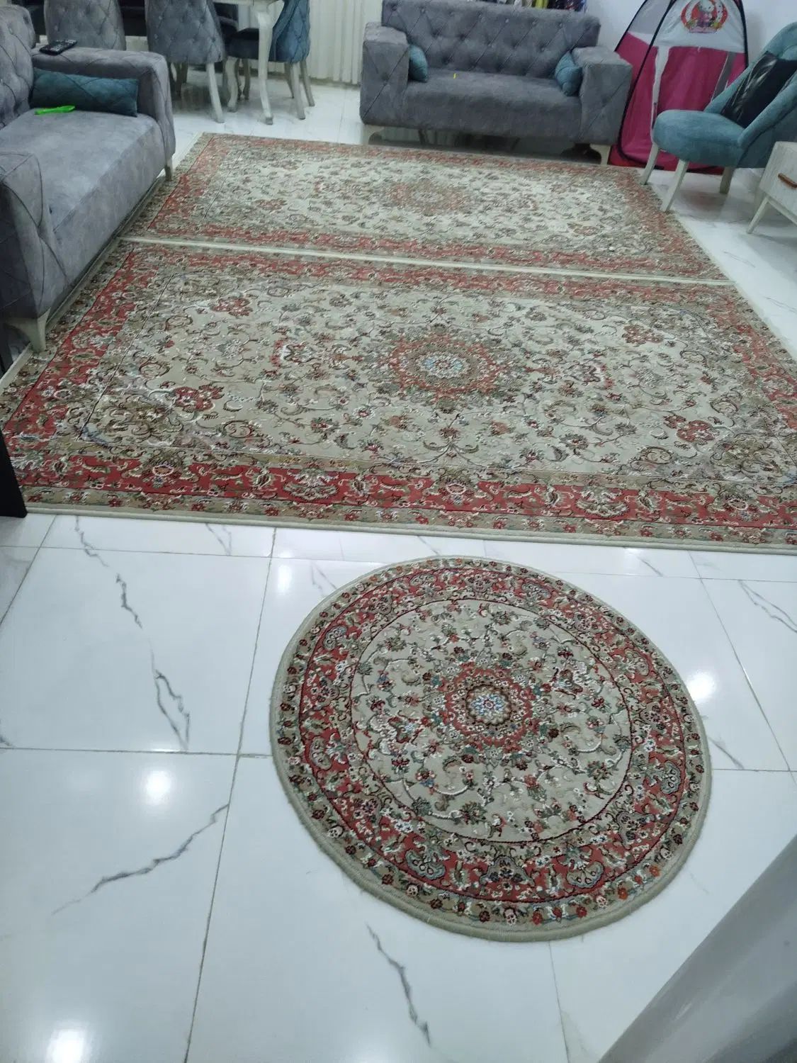 فرش طرح برجسته رادین اصفهان  ۶ متری|فرش|رشت, جهاد|دیوار