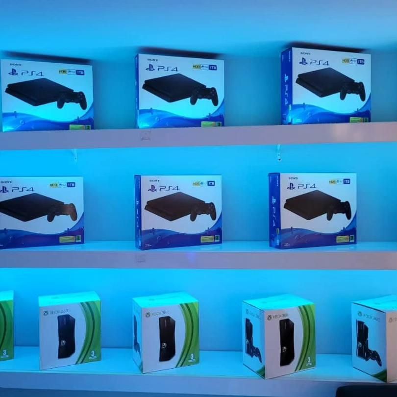 کنسول ps4 چکی ۱۲ ماه اسلیم 1tکپی خور ۲دسته فول گیم|کنسول، بازی ویدئویی و آنلاین|بابل, |دیوار