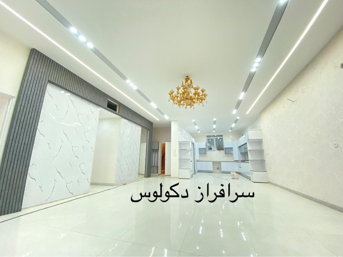 کاغذ دیواری نرده استیل کناف سقف کاذب ماربل ترمووال|خدمات پیشه و مهارت|میبد, |دیوار