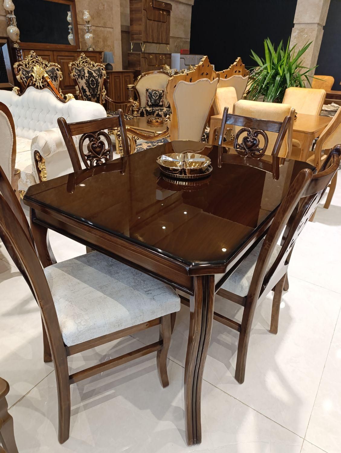 میز غذاخوری ، ناهارخوری ۴ نفره مدل کیمیا|میز و صندلی غذاخوری|مشهد, الهیه|دیوار