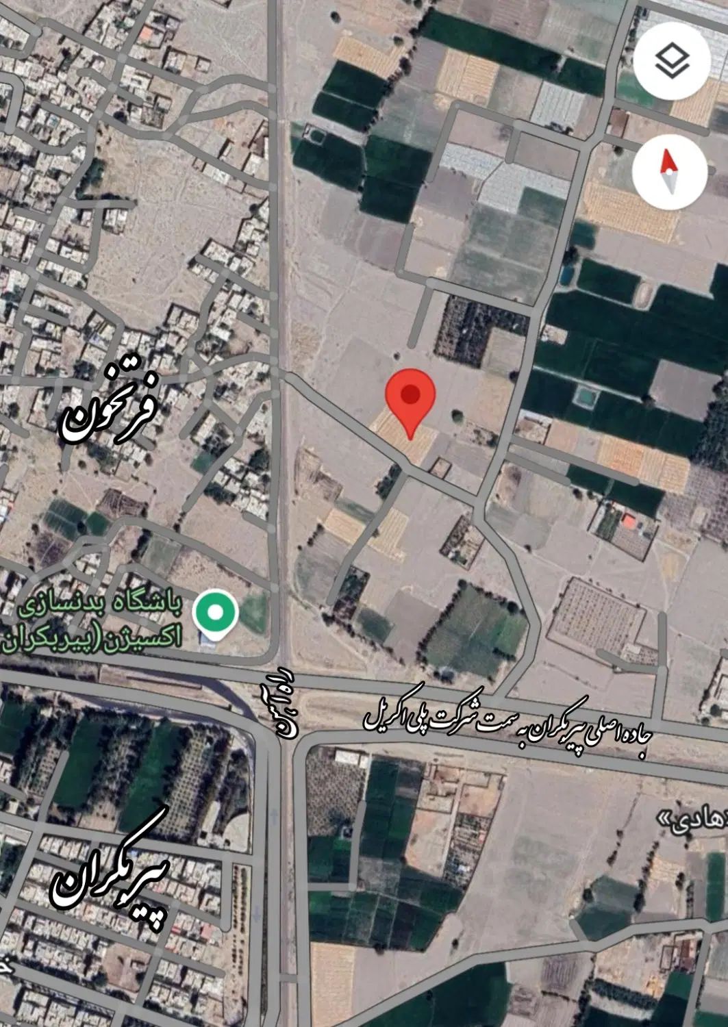 ۱۰۰۰ متر زمین کشاورزی باغ کنار جاده کانال تیربرق|فروش دفتر صنعتی، کشاورزی، تجاری|پیر بکران, |دیوار