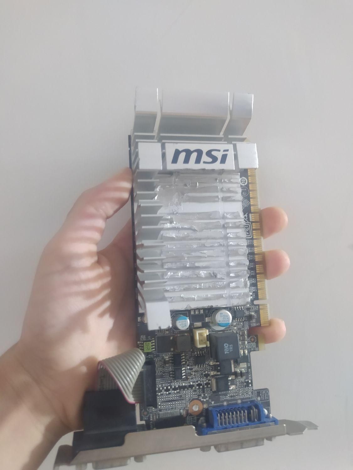 کارت گرافیک 1024 مگابایتی(1G) از برند MSI با ضمانت|قطعات و لوازم جانبی رایانه|گالیکش, |دیوار