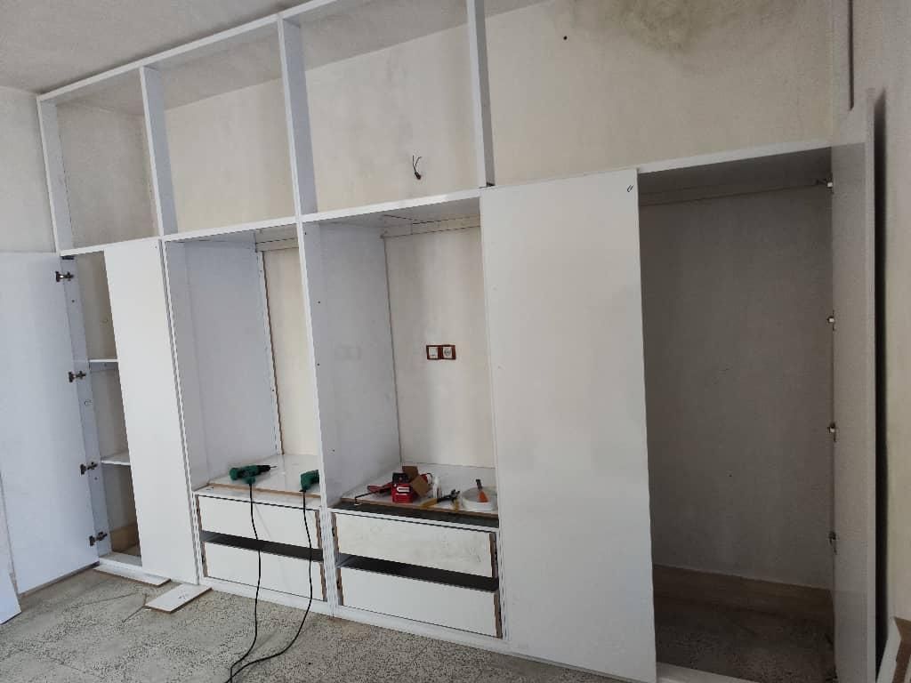 ساخت کمد دیواری چهارچوبی و باکسی|جاکفشی، کمد، دراور|اندیمشک, |دیوار