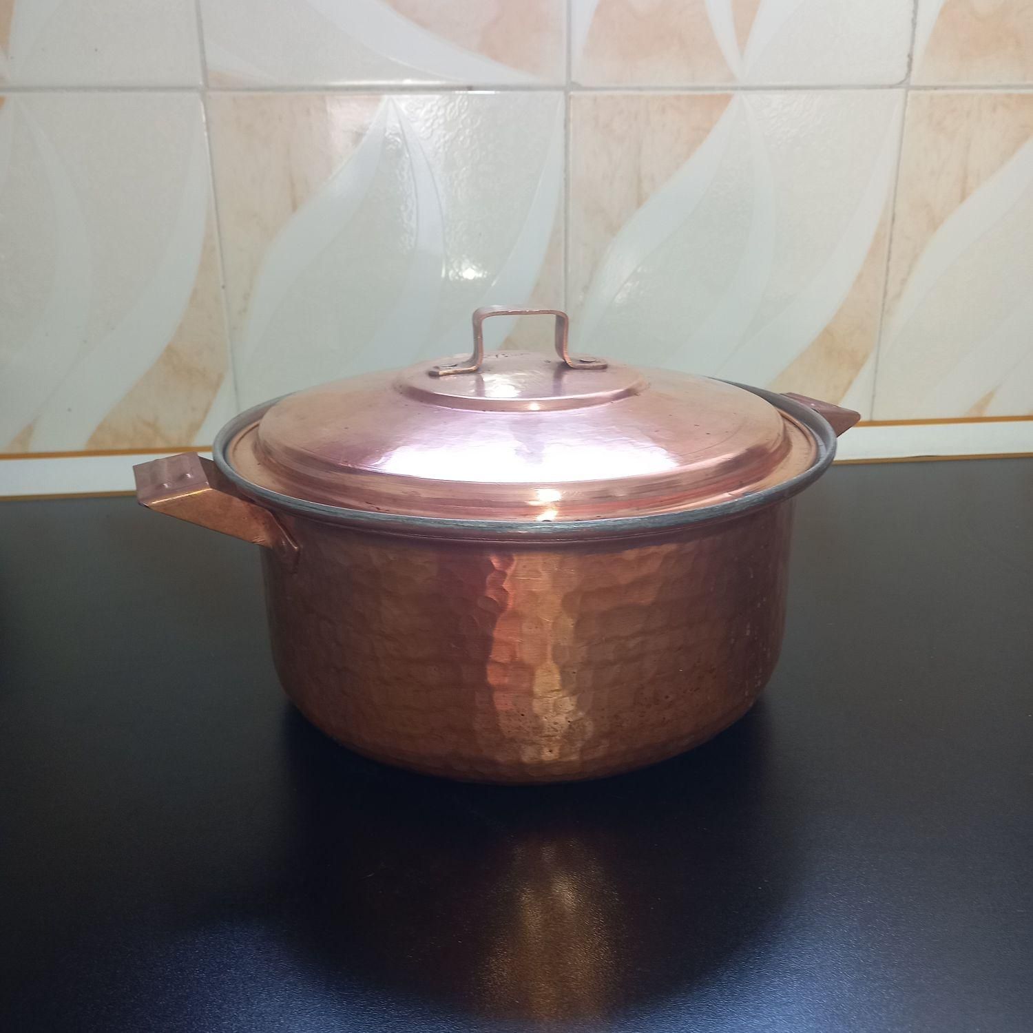دیگ مسی ۸ نفره|ظروف پخت‌وپز|مشگین شهر, |دیوار