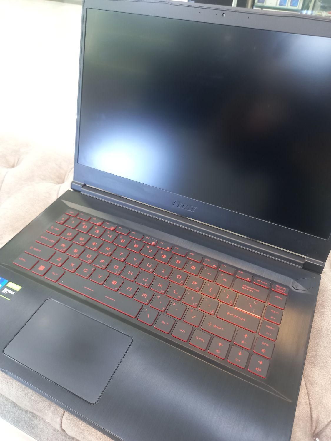 لبتاب گیمینگ MSI مشکی نسل ۱۱|رایانه همراه|اصفهان, مفتح|دیوار