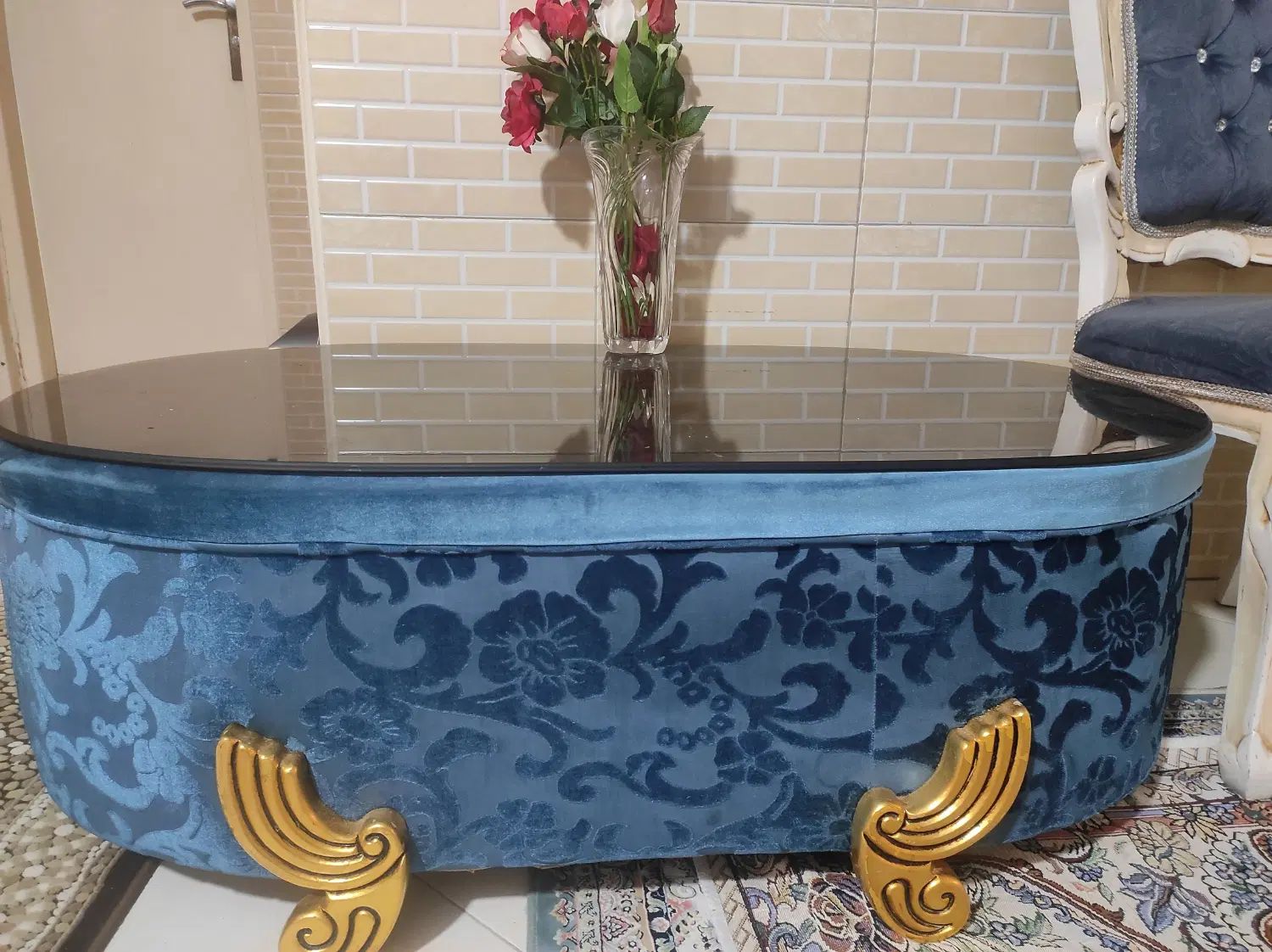 میز دور مخمل|مبلمان خانگی و میز عسلی|تهران, باشگاه نفت|دیوار