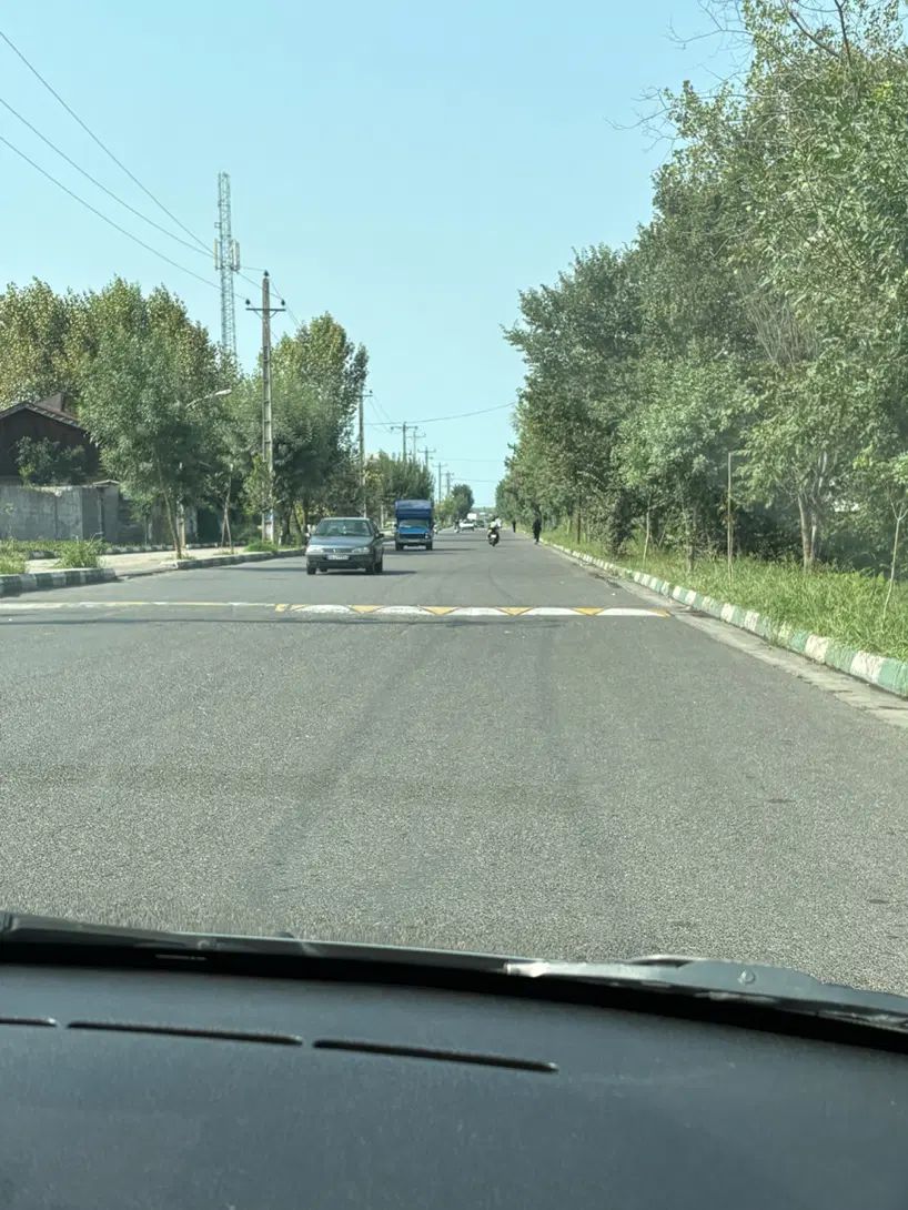 زمین ۱۸۵ متری عکس ها به ترتیب از بلوار تا کوچه|فروش زمین و ملک کلنگی|رشت, عینک|دیوار