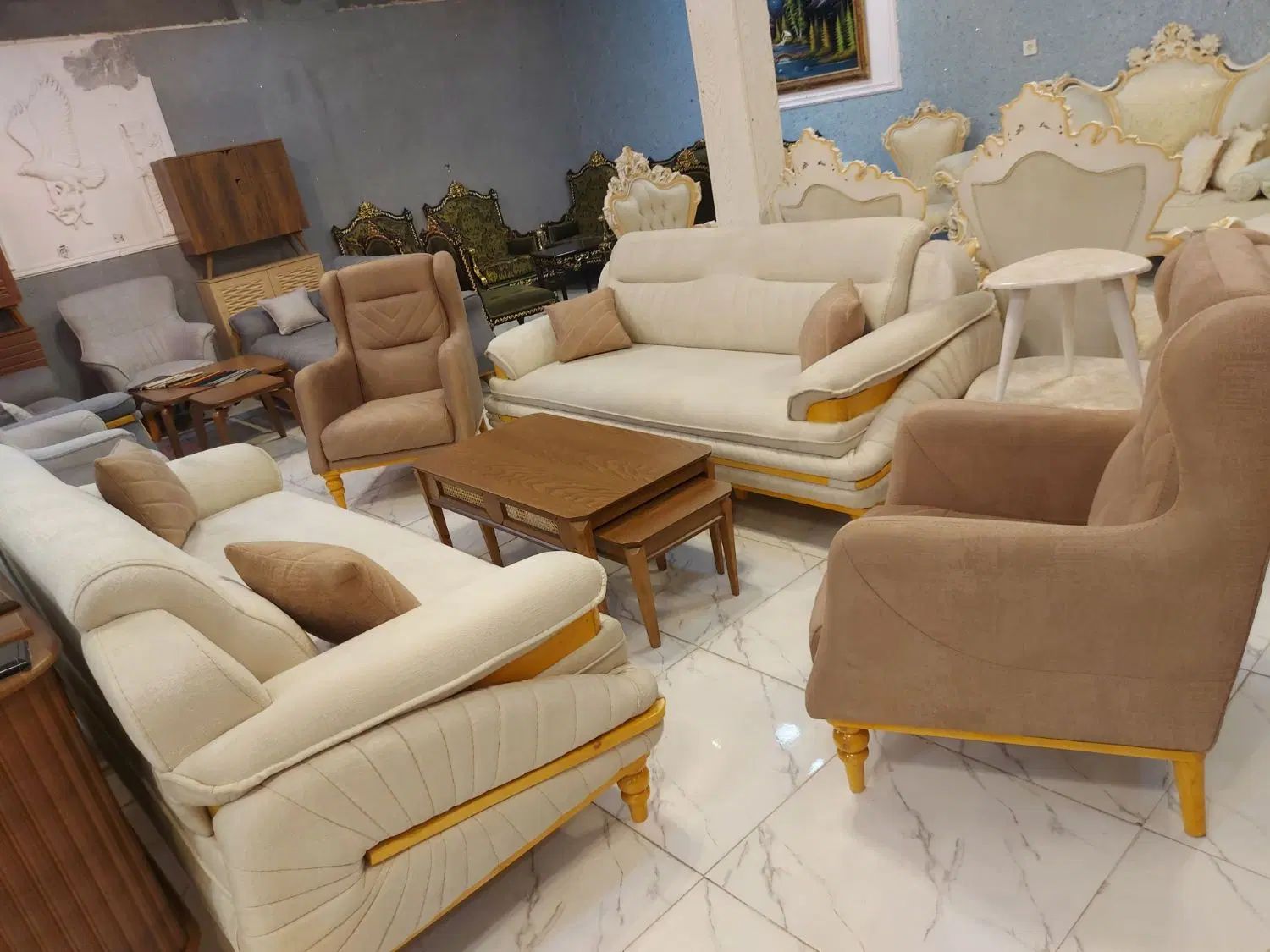 مبلمان پارسی، راحتی ۸ نفره، دیاکو، تضمین کیفیت|مبلمان خانگی و میز عسلی|مشهد, حیدرآباد|دیوار