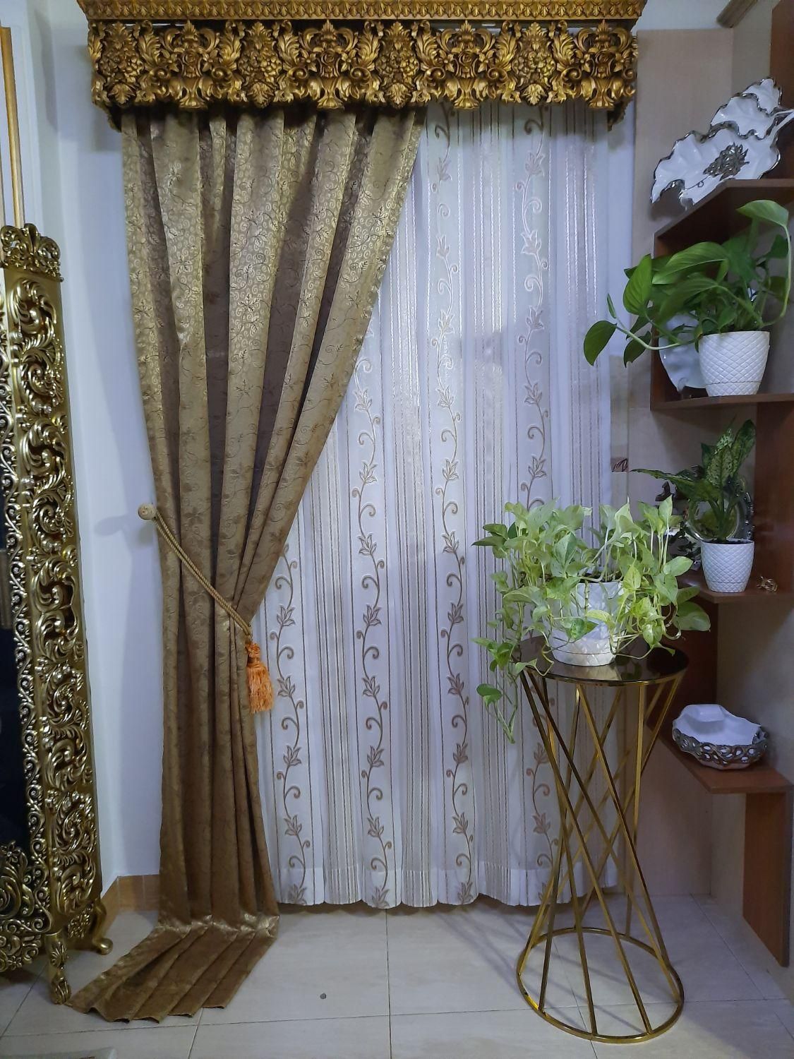 ۲ عدد پرده به همراه دو کتیبه|پرده، رانر، رومیزی|رشت, جهاد|دیوار