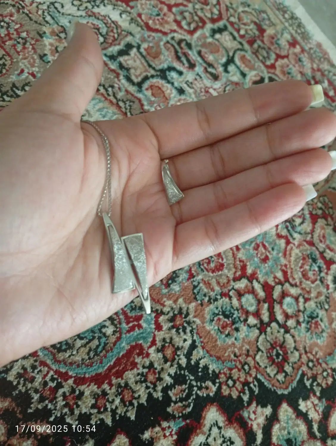 نیم ست طلا ابگینه|جواهرات|مشهد, طلاب|دیوار