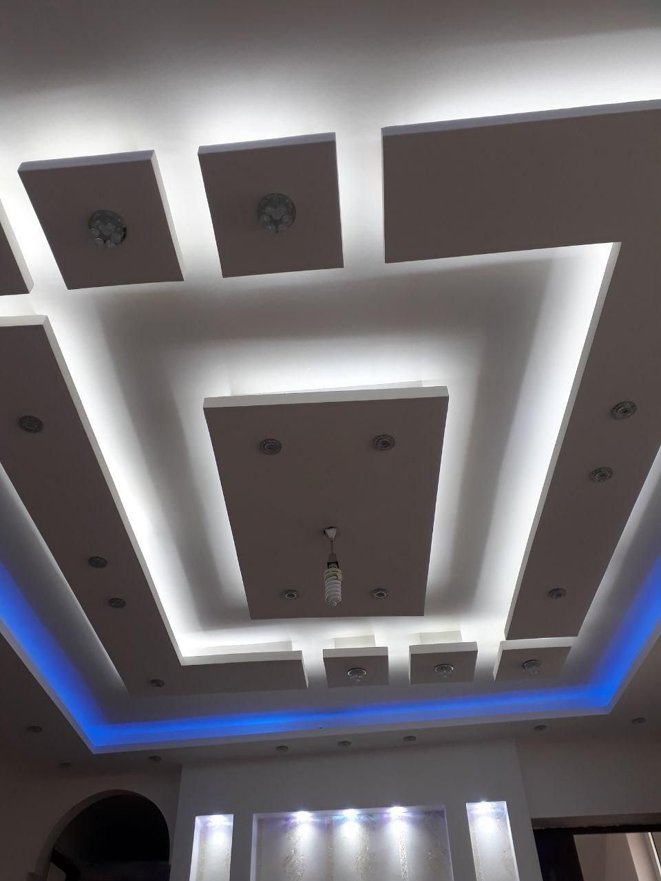 سقف کاذب نصب پی وی سی.. ۶۰در۶۰ و کناف|خدمات پیشه و مهارت|تبریز, |دیوار