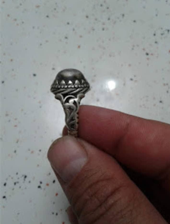 انگشتری نقره با سنگ DOORاشرف|جواهرات|پیشوا, |دیوار