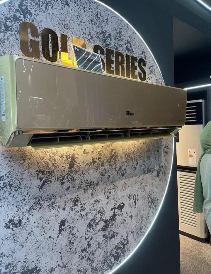 کولرگازی اسپیلت گرین درهمه ظرفیتها پنل مشکی وسفید|کولر گازی و فنکوئل|کرج, گوهردشت|دیوار