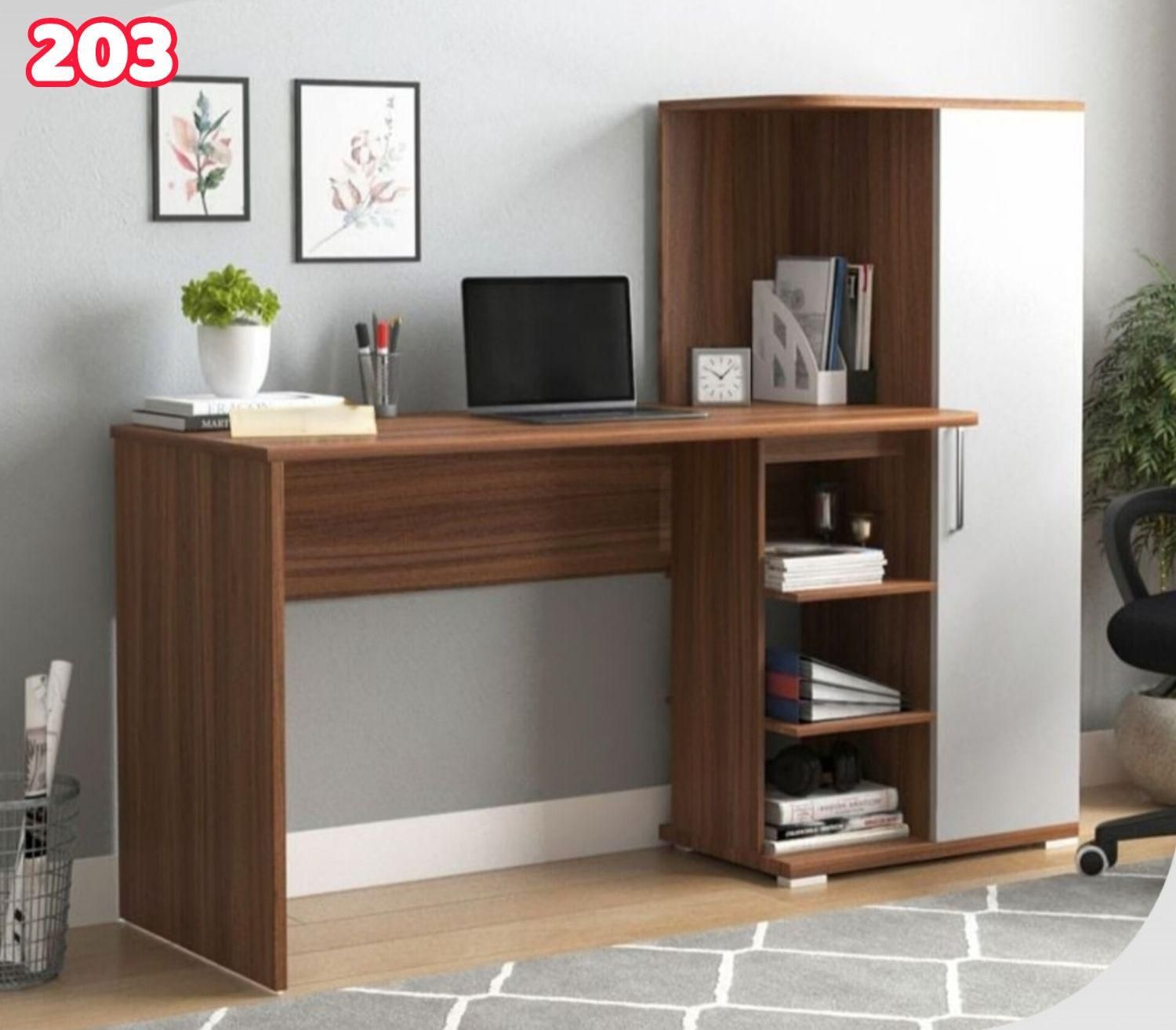 میز تحریر با کشو، کتابخانه، شلف (سری ۱)|میز تحریر و کامپیوتر|رشت, ولکس|دیوار