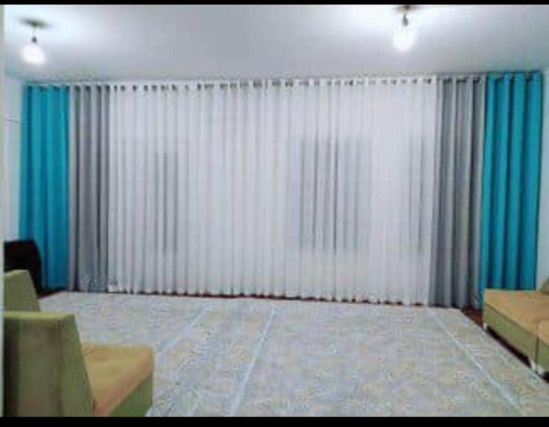 شستشو پرده و اتو بخار و نصب آن درمحل|خدمات نظافت|اهواز, سپیدار|دیوار