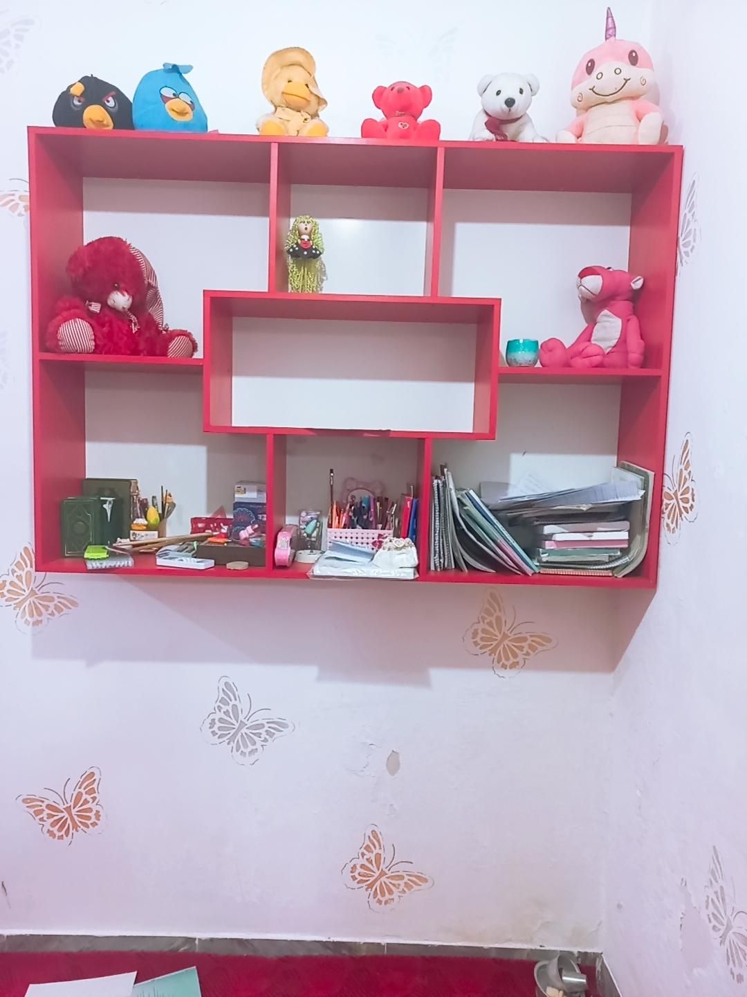 فروش کتابخانه دیواری و ۴درب اتاقی|کتابخانه، شلف، قفسه‌های دیواری|بندر ماهشهر, |دیوار