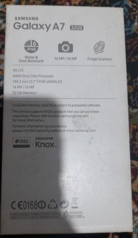 سامسونگ Galaxy A7 (2017) با حافظهٔ ۳۲ گیگابایت|موبایل|تهران, افسریه شمالی|دیوار